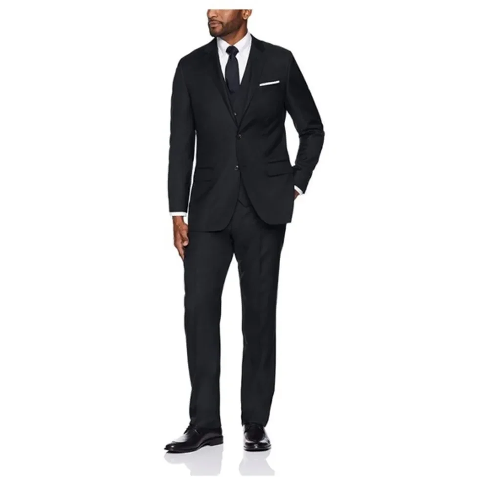 Buttoned DownTailored Fit Italian Wool Suit Jacket
